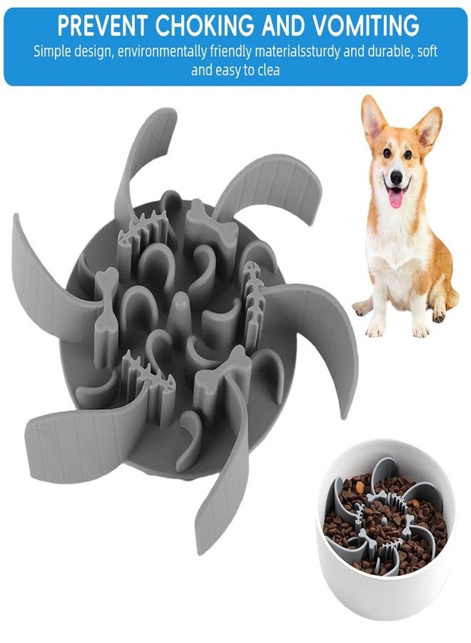 Qpets® Slow Feeder Bowl Insert, Anti-Choke Puzzle Mat for Fast Eating Dogs & Cats, Food Grade Silicone to Prevent Vomiting & Bloat - Promotes Healthy Digestion in Any Pet Dish - Image 4